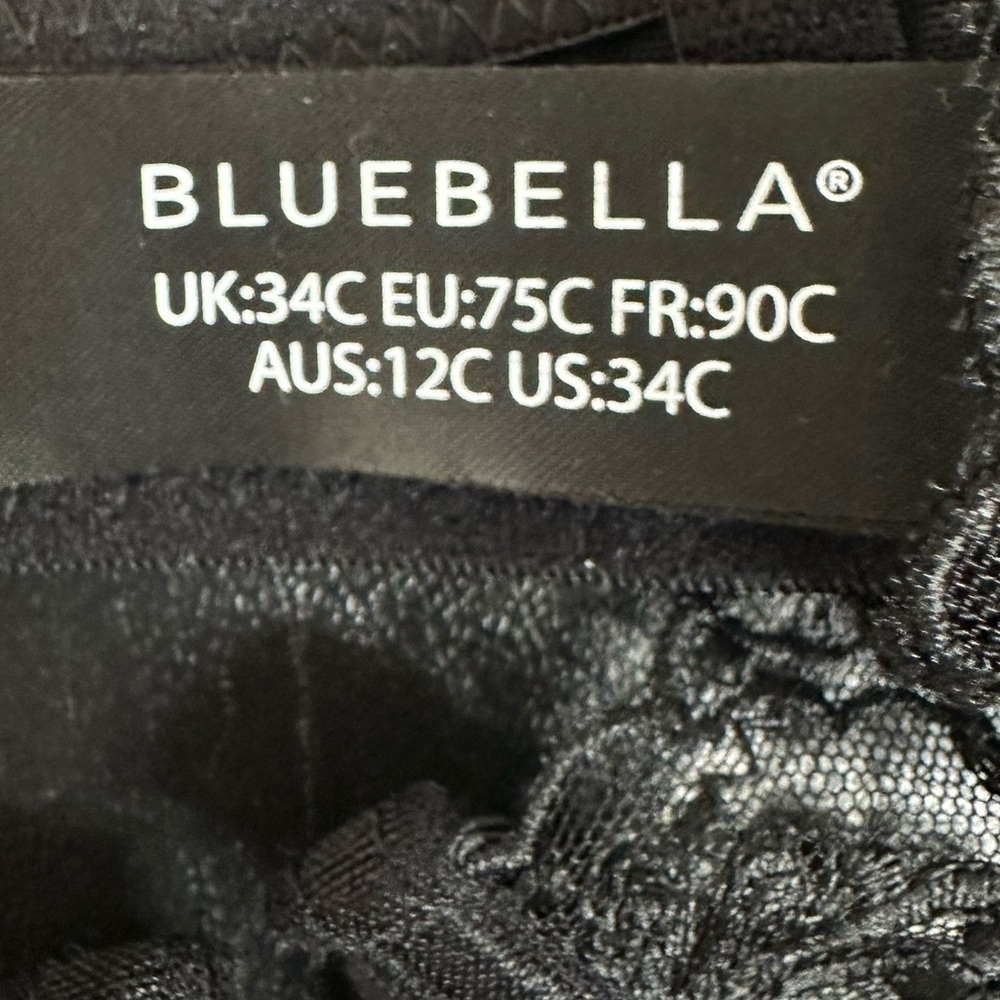 Bluebella Marseille black sheer Bra underwire size 34C - Picture 6 of 6